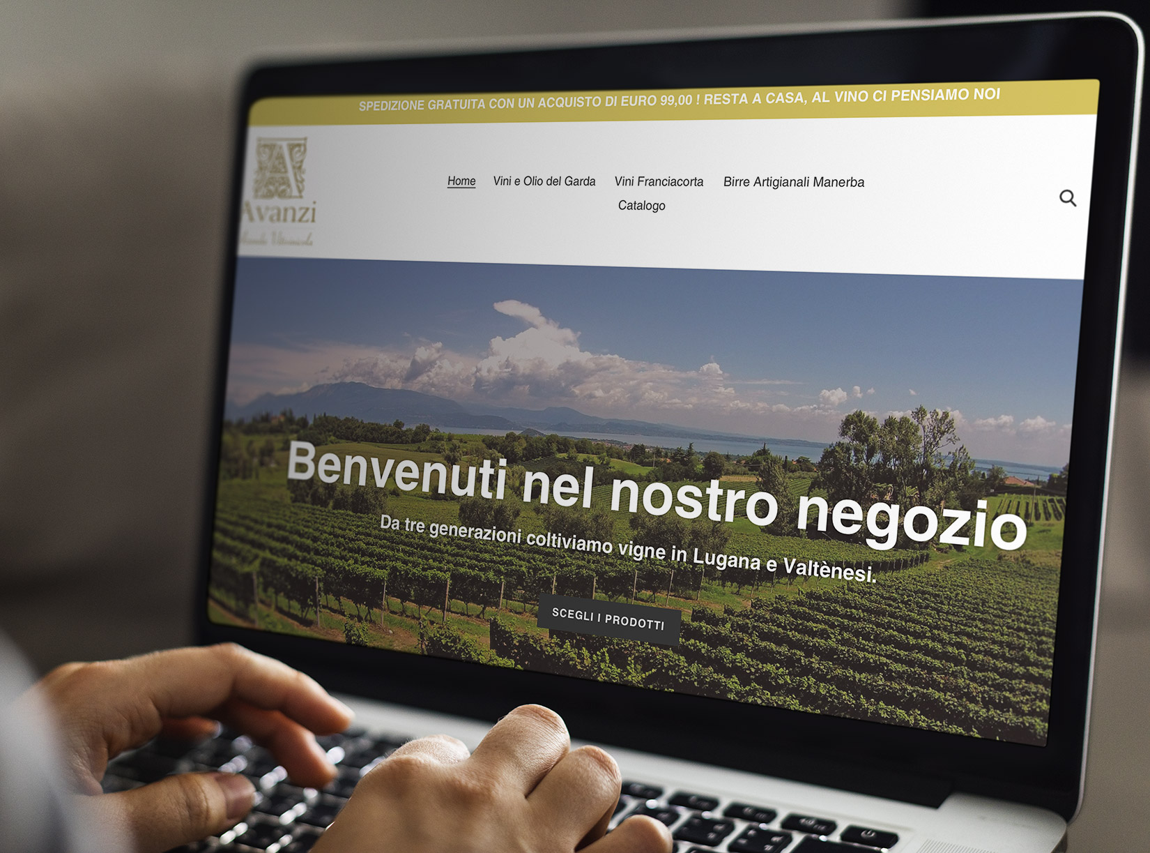 Negozio online: aperto