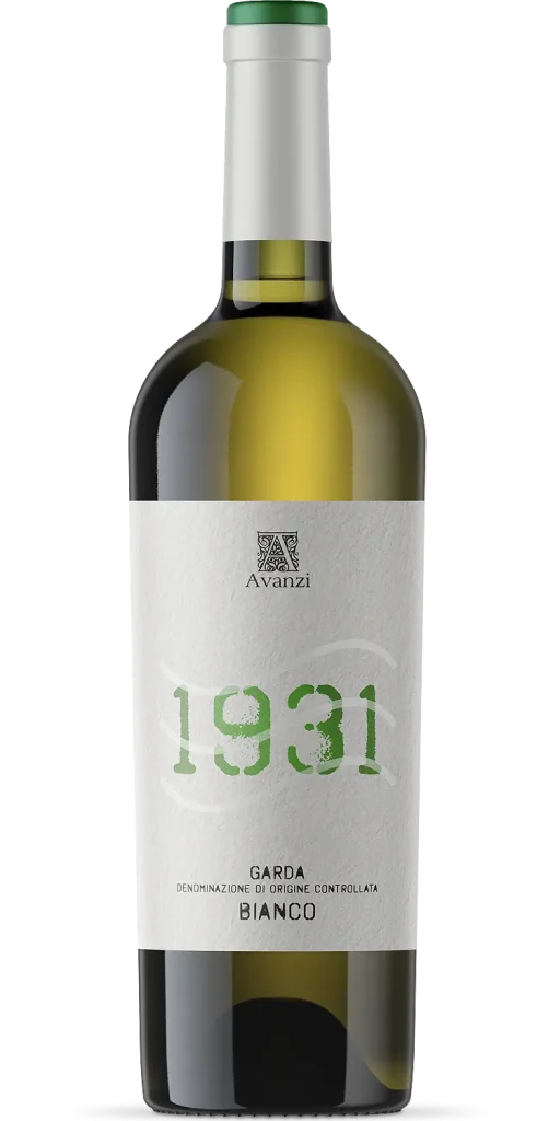 Bottiglia di vino bianco del Garda, 1931 Cantine Avanzi